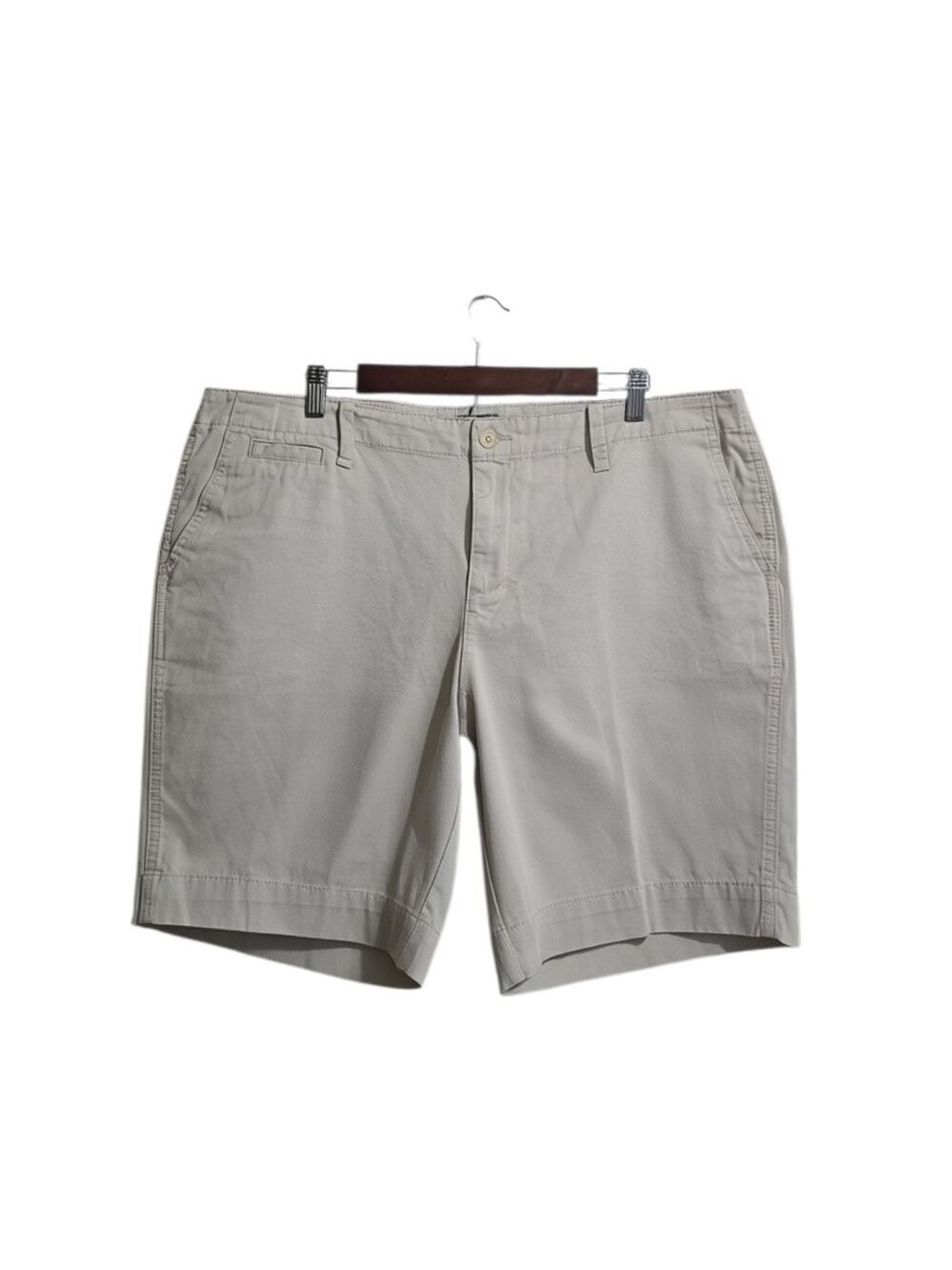 Lauren Ralph Lauren 8 Inch Flat Front Shorts In Stone Sz 16W NWT